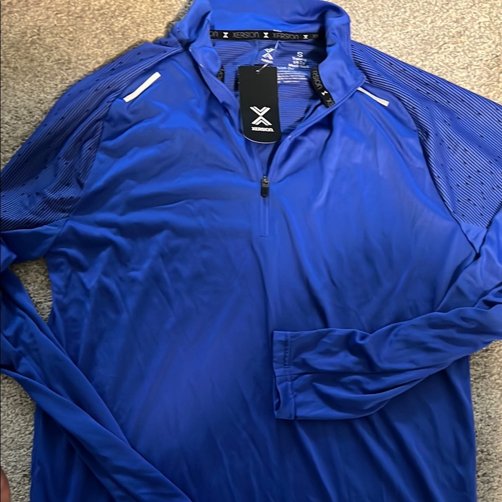Xersion Men's Blue Jacket Quarter zip